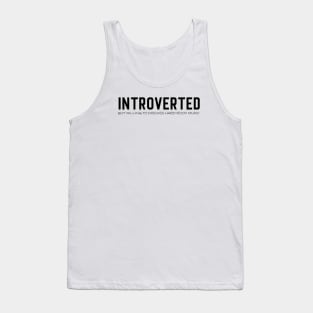 Willing to Discuss Hard Rock Music Tank Top